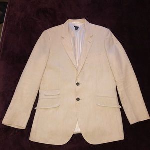 H&M cream linen men’s blazer